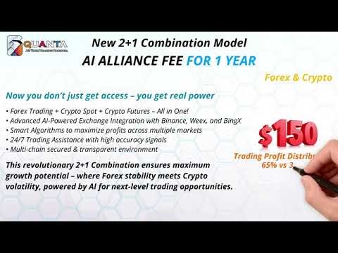 FOREX & CRYPTO Trading based on Ai with QUANTAA-AI - Hybrid bot first time in the world 🌎