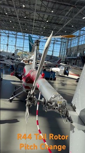 Helicopter tail rotor pitch change mechanism #r44