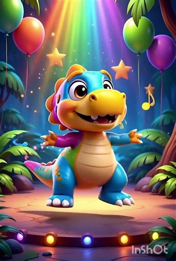 Dino Dance! Fun & Colourful Dinosaur Rhyme for Kids 🦕 | 3D Animated Nursery Song” #kidsnurseryrhyme