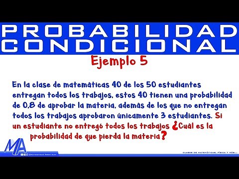 Probabilidad Condicional | Ejemplo 5