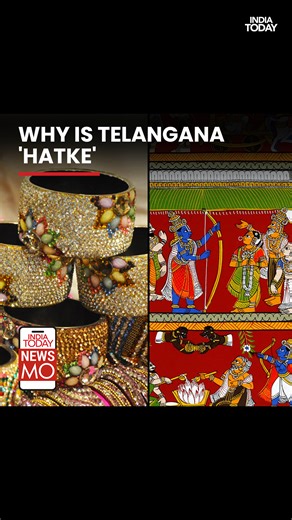 4.4K views | With Hyderabad's lac bangles receiving GI tags; Here's the list of 8 unique GI tag products from Telangana Telangana boasts unique GI products that beautifully showcases the state's rich and cultural heritage. #NewsMo #Hyderabad #Telangana #GIProducts | India Today | Facebook