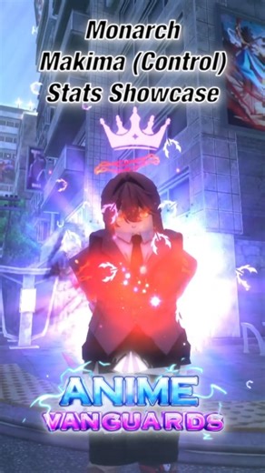 Monarch Makima (Control) Stats Showcase | Roblox | Anime Vanguards #roblox #animevanguards #showcase