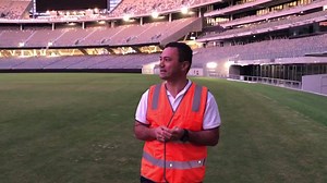 Join Peter Bell live from the new Perth Stadium this morning! 5am-7.45am. 🏟 #perthnews #ABCRadioPerth | ABC Perth