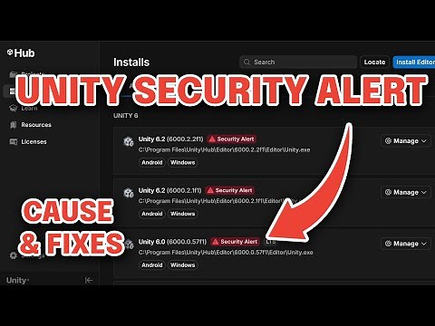 Unity Security Alert‼️ (CVE Security Vulnerability)
