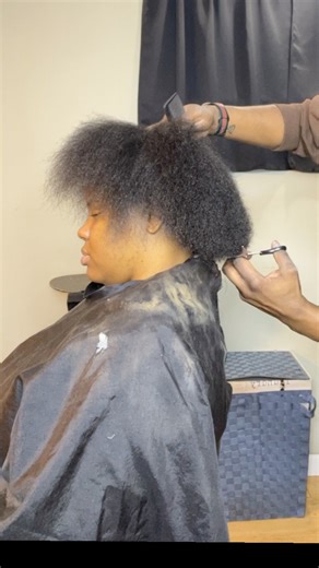 LP Styles Does a trim/haircut on hair before birthday hair install #LP #LPSTYLES #haircut #naturalhair | Lpstyles
