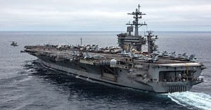 Disaster Off US Aircraft Carrier in Pacific - Search and Rescue Frantically Combing Ocean for Missing Crew