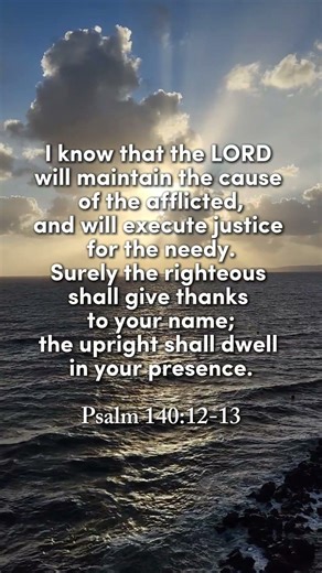 I know that the LORD will maintain the cause of the afflicted 🤲🥖 Sharing with you the Bread of Life
