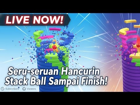 🔴 LIVE Stack Ball Level 3300+ #live #games #stackball #gameplay