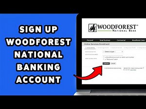 How To Sign Up Woodforest National Banking Account 2025 | Create Woodforest Online Banking Profile