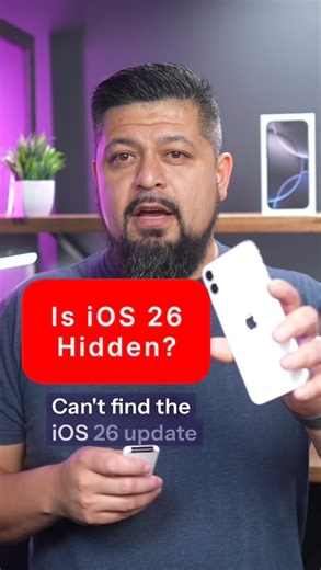 Can’t Find iOS 26? #iOS26 #iPhoneUpdate #AppleTips #iPhoneTips #TheTechDesk #Apple | Hector Daniel Chavez