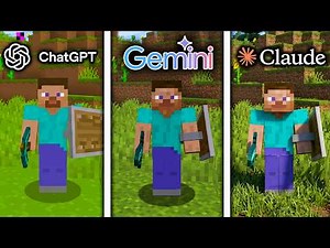 ChatGPT vs Gemini vs Claude Make Minecraft From Scratch