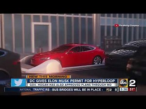 D.C. gives Musk permit for work on hyperloop