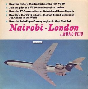 No Artist - Nairobi - London By B.O.A.C - VC10