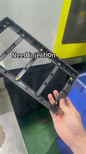 LED display plastic housing part. #leddisplay #plasticparts #injectionmolding #moldmaking #ezramade