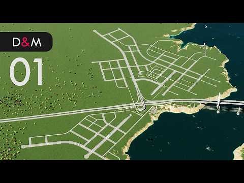 Starting a New City | Aesthetic Road Layout | Design & Manage