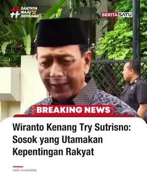 Wiranto Kenang Try Sutrisno: Sosok yang Utamakan Kepentingan Rakyat #beritasatu