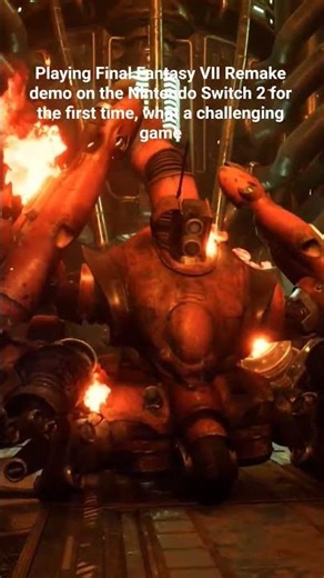 Final Fantasy VII Remake demo, Nintendo Switch 2(first_boss)