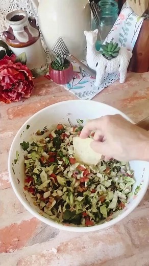 Mexican Cabbage Salsa is one of the best inventions EVER. Eating it with bean dip and tortilla chips is pure snacking heaven. YUM! For full recipe: Copy and paste: https://mostdeliciouslife.com/mexican-cabbage-salsa/ Or just visit our website mostdeliciouslife.com #cabbage #salsa #mexican #chipsandsalsa #snacktime #snacks #partyfood #fyp foryou #foryoupage #Super Bowl #fourthofjuly