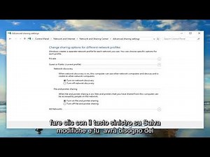 Attivare individuazione rete in Windows 10 e risolvere problemi