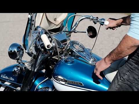 1965 Harley Davidson FLH Panhead Electra Glide Start and Run