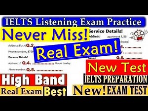 IELTS LISTENING PRACTICE TEST 2026 WITH ANSWERS | 29.08.2026