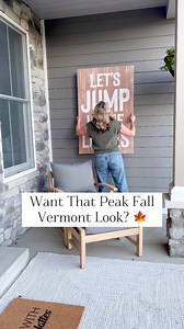 Comment PEAK SEASON and I’ll send you the link to these faux autumn maple trees that look so realistic and give instant Fall vibes without having to wait for the real leaves to change! 🍂 | Beyond Gray