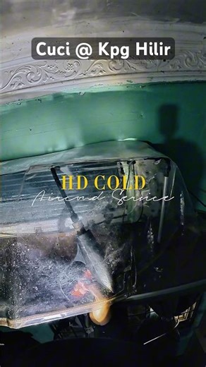Cuci aircond #serviceaircond #simanggang