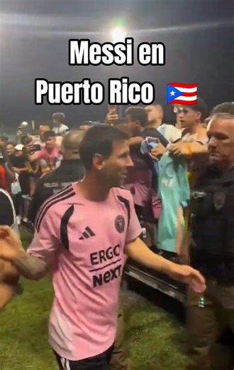 Messi fever in Puerto Rico 🇵🇷 #messi #shorts
