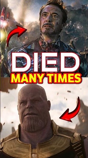 marvel characters died multiple times in mcu #mcu #thanos #loki
