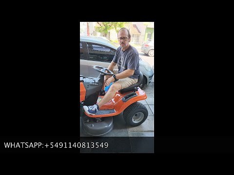 Minitractor Husqvarna TS 138 - Tutorial unboxing review puesta en marcha y mantenimiento ‪@nogalpark‬