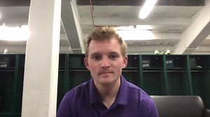 Head Coach Curt Cignetti and players Cole Johnson, Ethan Ratke and Diamonte Tucker-Dorsey spoke to the media following JMU's 32-22 win at William & Mary on Nov. 13, 2021. | JMU Football