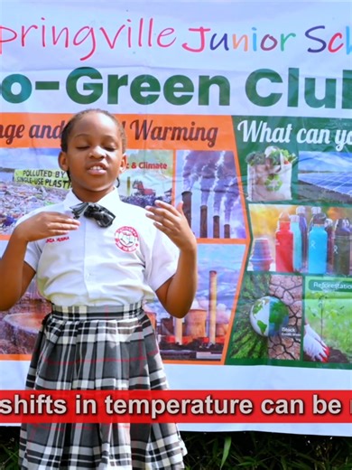Little Voices. Big Ideas. A Greener Future. At Springville Junior School ,our P.2 learners are already confidently speaking about climate change, global warming, greenhouse gas emissions, and environmental conservation through our active Go Green Club These young minds are not just learning , they are teaching us how to care for our planet, protect the environment, and become responsible global citizens. Their confidence, fluency, and understanding prove that great leaders can start young Admiss