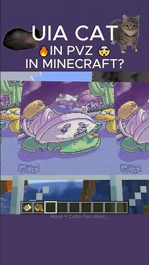 Cattail's UIA Cat Song is TOO GOOD in Minecraft 🌕🐾🎶