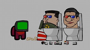 Mini Crewmate Kills Skibidi Toilet But All Presidents - Among Us | Among us