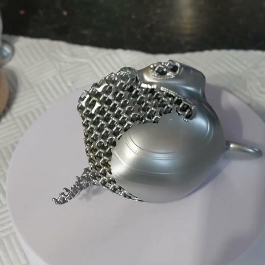 Blender Suzanne 3d printed Lattice #blender #3dprinting #geometrynodes #lattice #3dprinted