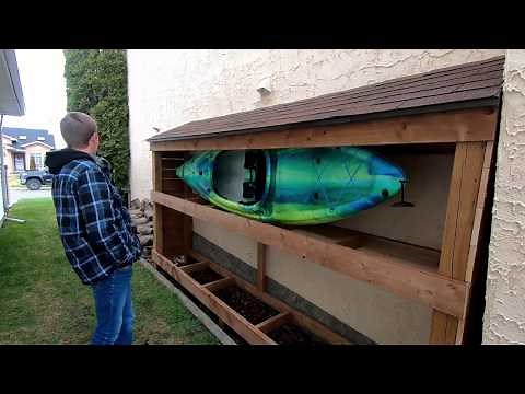 Ep25: Building a kayak storage shed.
