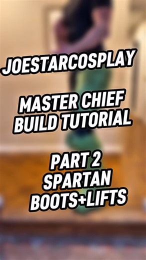 Joestar Cosplay on Instagram: "PART 2 MASTER CHIEF BUILD TUTORIAL in this episode we go over how I created the Chief Boots as well as adding lifts: #halo #cosplay #masterchief"