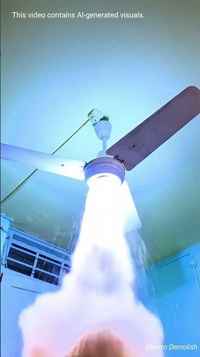 Desert Storm Fan 🌪️ | Ceiling Fan Spitting Sand Like a Beast!