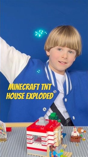 LEGO Minecraft TNT House Build with Harry 💥 Watch the full video on my channel!