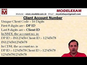Client Account Number | Client ID in NSDL & CDSL