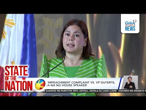 Fourth impeach rap vs Duterte forwarded to House Speaker | SONA