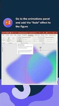 Create a background gradient animation in PowerPoint #shorts