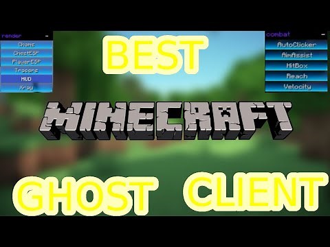 Best free minecraft ghost client [UNDETECTABLE] (Auto clicker, hit box, reach, aim assist etc)