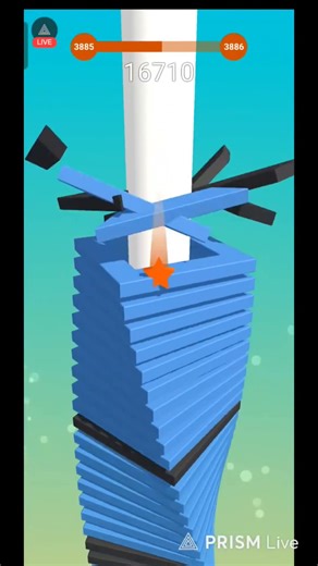 NEVER GIVE UP STACK BALL CRUSH 3D HIGH SCORE CHALLANGE #shorts #live#viral #shortvideo #trending