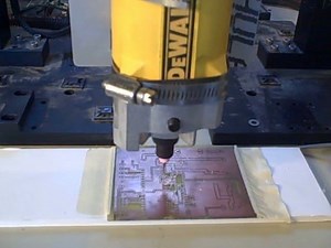 PCB Drilling with CNC Router