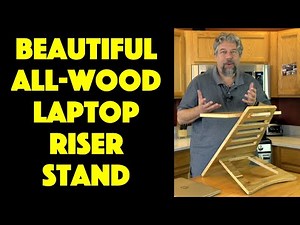 Victor High Rise Acacia Wood Laptop Riser Standing Desk Stand -- REVIEW
