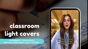 Fluorescent Light Cover for Classroom Ceiling Lights - Premium Backlit Film Insert 2x4 (22.38"x46.5") Florescent Fixture (Pack of 1) School, Office, Sensory, Improve Focus, Eliminate Headaches - Tree