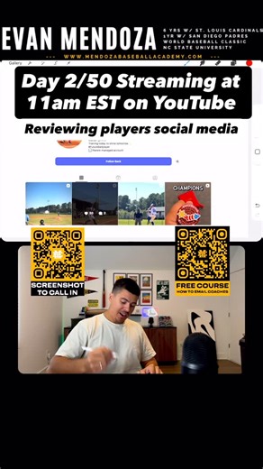 An honest review of players profiles #baseball #onlinebaseballcoach | Mendoza Baseball Academy