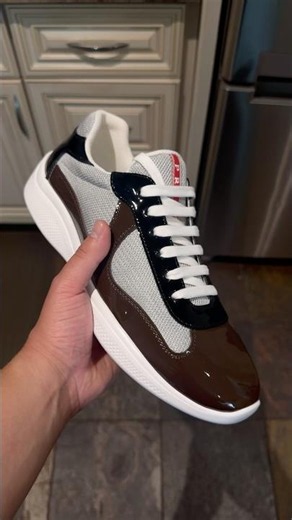 New Prada America Cups Black & Brown🧸 #sneakers #fashion #shoes #style