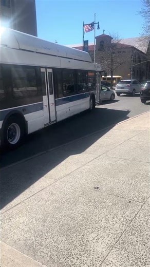 MTA NYCT 2012 NFI C40LF CNG #390 On The B16 Bus